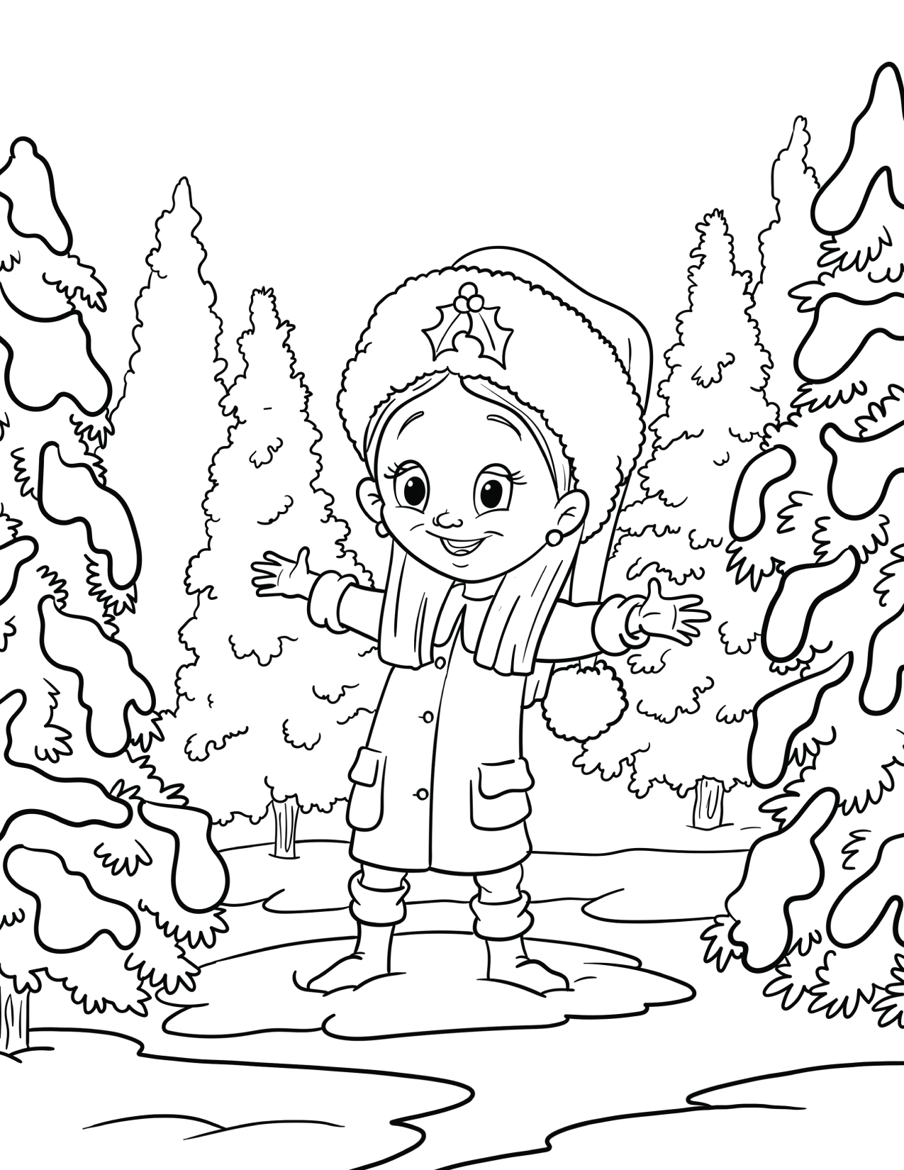 Free Christmas Coloring Pages! ⋆ The Hollydog Blog